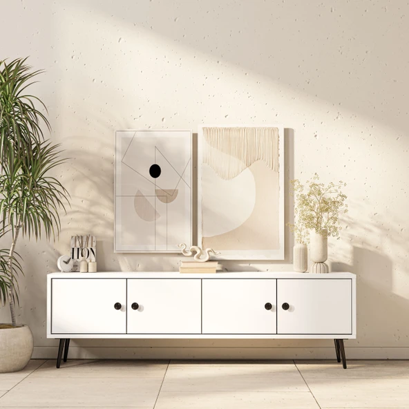 4052 Next 150 Cm Tv Ünitesi Beyaz - 3