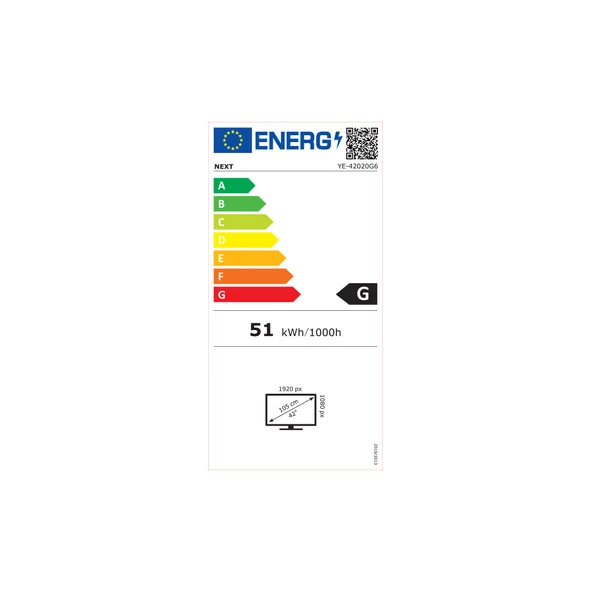 Next YE-42020G6 Full HD 42" 106 Ekran Uydu Alıcılı LED TV - 8
