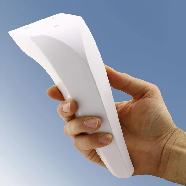 Mobilya Kanepe Sehpa Tv Ünitesi Koltuk Ayağı 15 Cm Beyaz Baza Ayakları - Resim 5