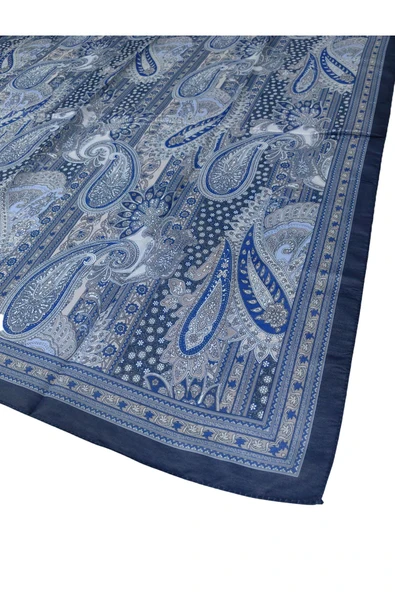 Enba Pamuklu Etnik Desenli Soft Eşarp - 4