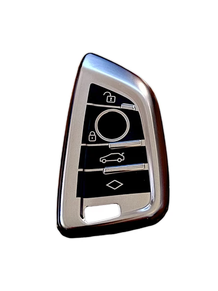 BMW G20 G30 G05 Anahtar Uyumlu Silikon Oto Anahtar Kumanda Kabı Kılıf Füme