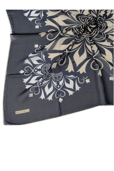 Mısırlı Eşarpları Emprime Krep Etnik Desen Eşarp - Resim 2