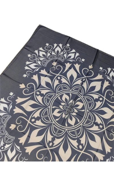 Mısırlı Eşarpları Emprime Krep Etnik Desen Eşarp ürün görseli 1