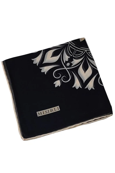 Mısırlı Eşarpları Emprime Krep Etnik Desen Eşarp - Resim 3