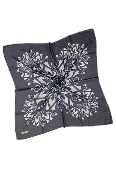 Mısırlı Eşarpları Emprime Krep Etnik Desen Eşarp - Resim 4