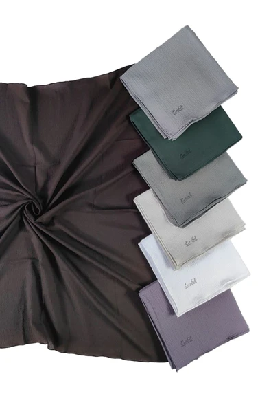 Enba Mio Jazz (Caz) Pamuk Eşarp 100x100 cm - Resim 4