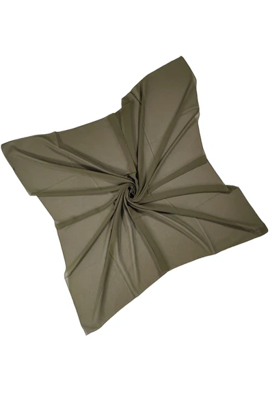 Mısırlı Eşarpları Düz Renk Krep Eşarp 100x100 Cm - 2
