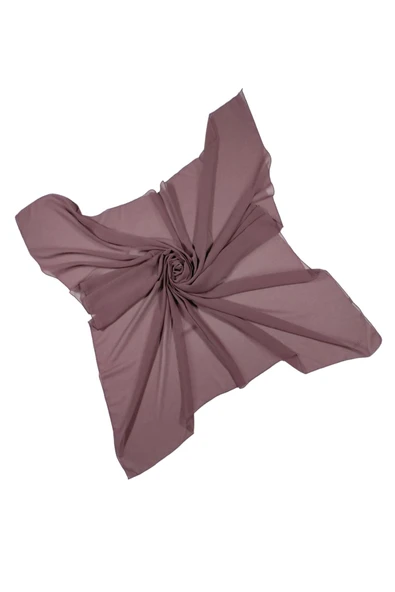 Mısırlı Eşarpları Düz Renk Krep Eşarp 120x120 Cm