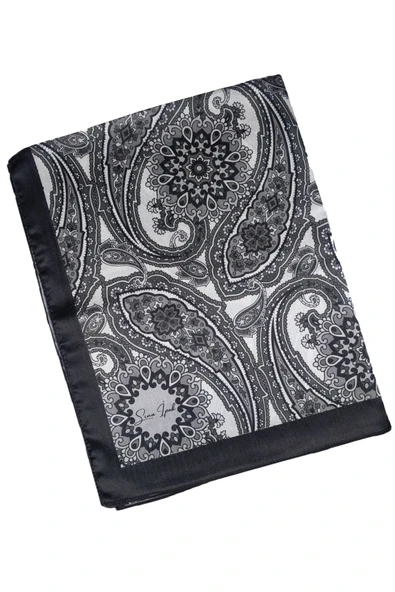 Sina İpek Etnik Desenli Jan Jan Şal 75x190 cm - 4