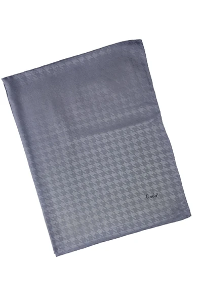 Enba Viskon Jakarlı Kaz Ayağı Desenli Şal 75x190 cm - 2