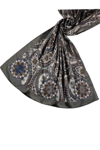 Sina İpek Etnik Desenli Jan Jan Şal 75x190 cm ürün görseli