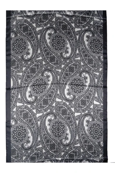 Sina İpek Etnik Desenli Jan Jan Şal 75x190 cm - 3