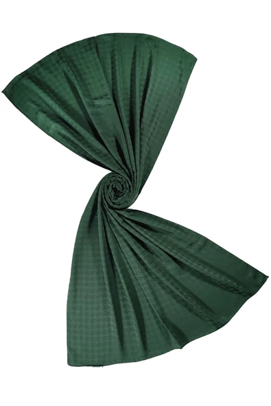 Enba Viskon Jakarlı Kaz Ayağı Desenli Şal 75x190 cm - Resim 2