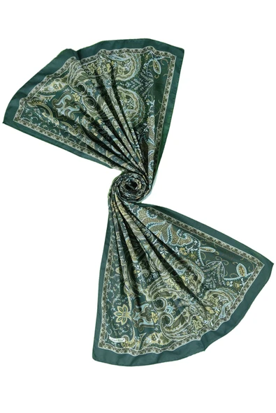 Etnik Desenli Soft Pamuklu Şal 75x190 cm - Resim 2