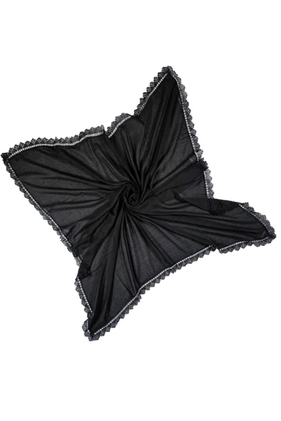 Enba Pamuklu İğne Oyalı Namaz ve Mevlüt Örtüsü 110x110 cm ürün görseli 1