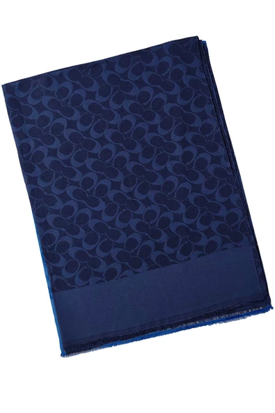 Işıl İpek - Pamuk Jakarlı C Desen Şal 75x190 cm - Resim 4