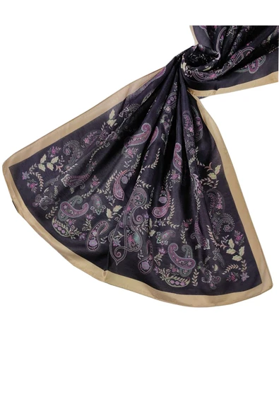 Enba Etnik Desenli Soft Pamuklu Şal 75x190 cm