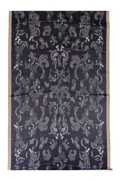 Enba Etnik Desenli Soft Pamuklu Şal 75x190 cm - Resim 4