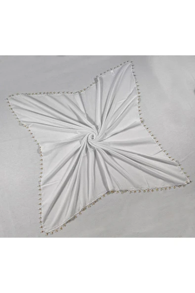 Enba İğne Oyalı Boncuklu Yazma - Resim 2