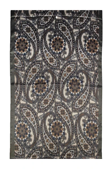 Sina İpek Etnik Desenli Jan Jan Şal 75x190 cm - Resim 4