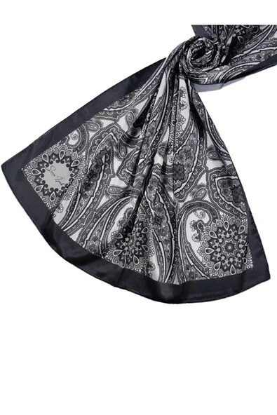 Sina İpek Etnik Desenli Jan Jan Şal 75x190 cm