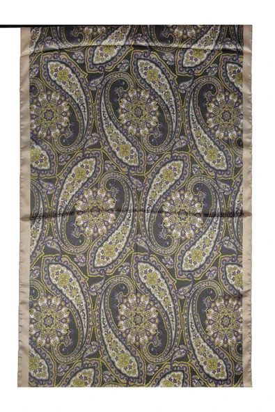 Sina İpek Etnik Desenli Jan Jan Şal 75x190 cm - Resim 3