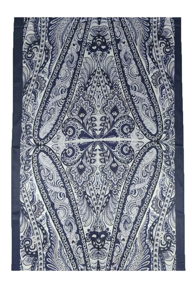 Etnik Desenli İthal Kumaş Pamuklu Şal 75x190 cm - 2
