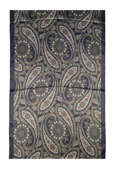 Sina İpek Etnik Desenli Jan Jan Şal 75x190 cm - Resim 3