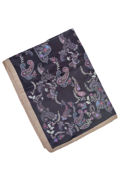 Enba Etnik Desenli Soft Pamuklu Şal 75x190 cm - Resim 2