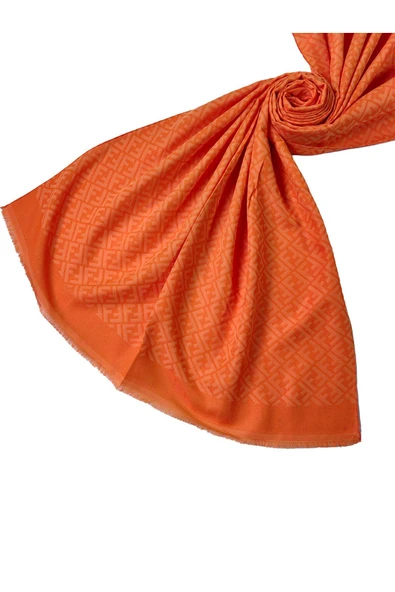 Işıl İpek - Pamuk Jakarlı F Desen Şal 75x190 cm ürün görseli