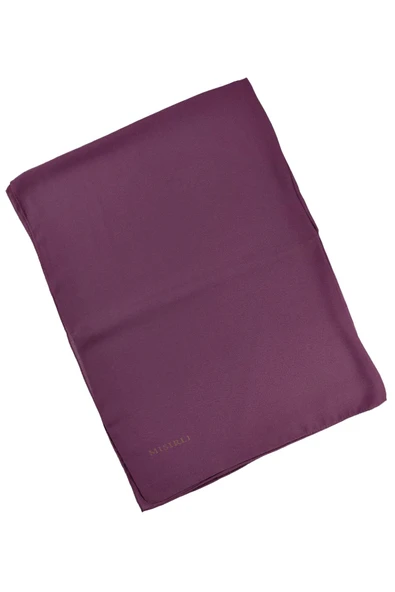 Mısırlı Eşarpları Queen Krep Düz Renk Şal - Resim 3