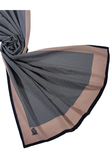 Mısırlı Eşarpları Kaz Ayağı Desenli Şifon Şal ürün görseli