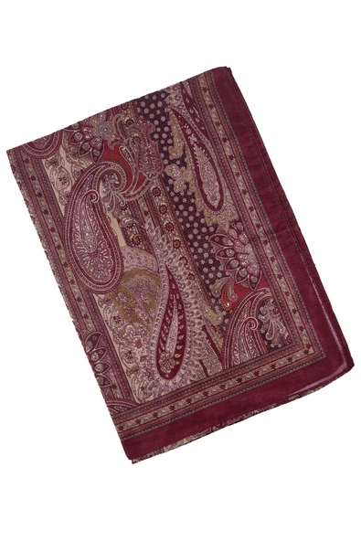 Enba Etnik Desenli Soft Pamuklu Şal 75x190 cm - Resim 4