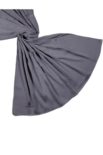 Mısırlı Eşarpları Düz Renk Vual Twill Şal - Resim 2