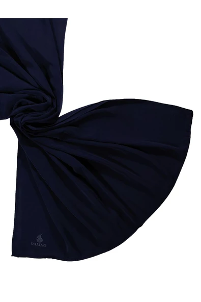 Mısırlı Eşarpları Medine Ipeği Düz Renk Şal - Resim 2