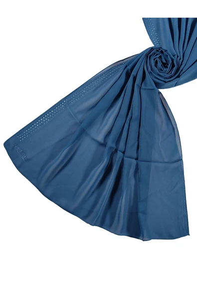 Krep Taşlı Abiye Şal - Resim 2