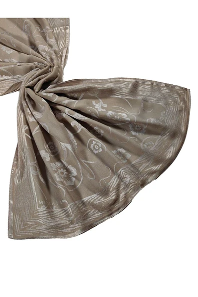 Mısırlı Eşarpları Etnik Desenli Devore Şal ürün görseli 1