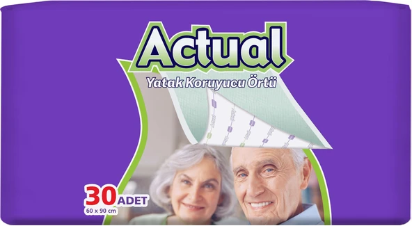 Actual Hasta Alt Açma Yatak Koruyucu Örtü 60*90CM 60 Adet (2PK*30) - 2