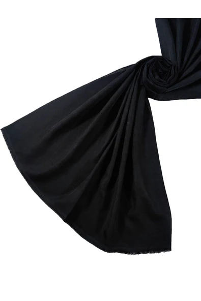 Işıl İpek Pamuk Jakarlı C Desen Şal 75x190 cm - Resim 2