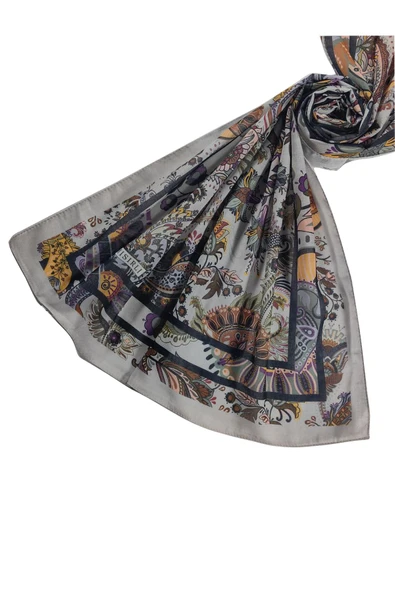 Mısırlı Eşarp Etnik Desenli Pamuklu Şal 75x190 cm