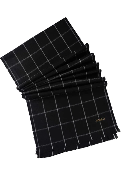 Mısırlı Eşarpları Erkek Yünlü Ekose Kaşkol ( Atkı ) - 2