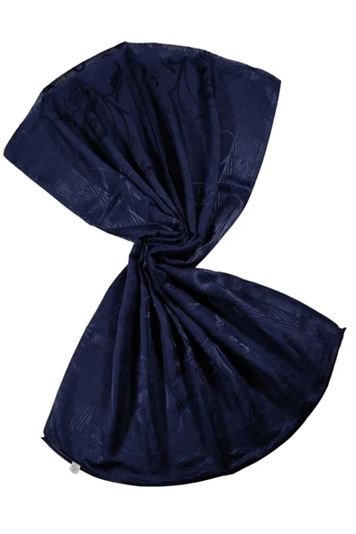 Mısırlı Eşarpları Etnik Desenli Devore Şal - Resim 3