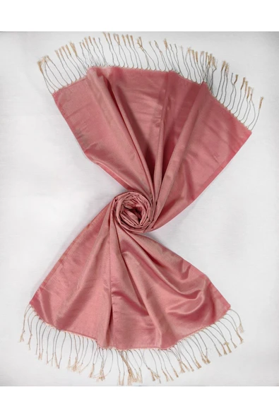 Mısırlı Eşarpları Düz Renk Koza Şal - Resim 4