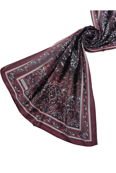 Mısırlı Eşarp Etnik Desenli Pamuklu Şal 75x190 cm - Resim 2