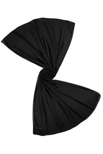 Mısırlı Eşarpları Queen Krep Düz Renk Şal - Resim 2