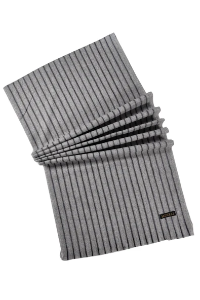 Mısırlı Eşarpları Erkek Yünlü Çizgili Kaşkol ( Atkı ) - 2