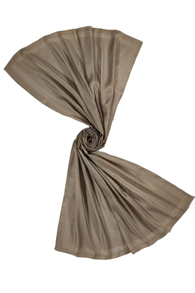 Mısırlı Eşarpları Parıltılı Bantlı Elegance Prenses Şal - 3