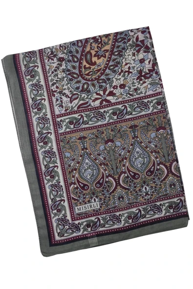 Mısırlı Eşarp Etnik Desenli Pamuklu Şal 75x190 cm - 1