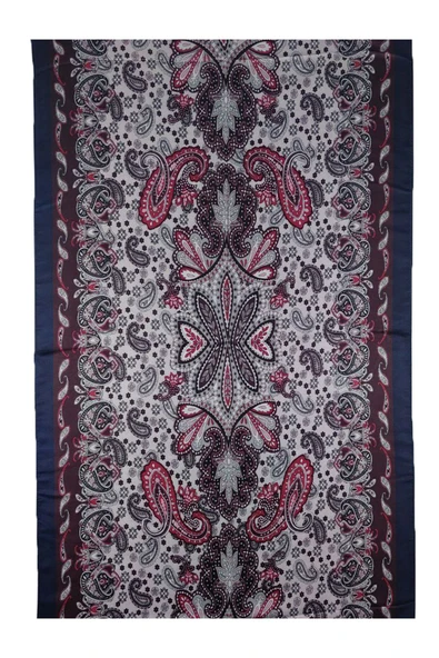 Enba Etnik Desenli Soft Pamuklu Şal 75x190 cm - Resim 3