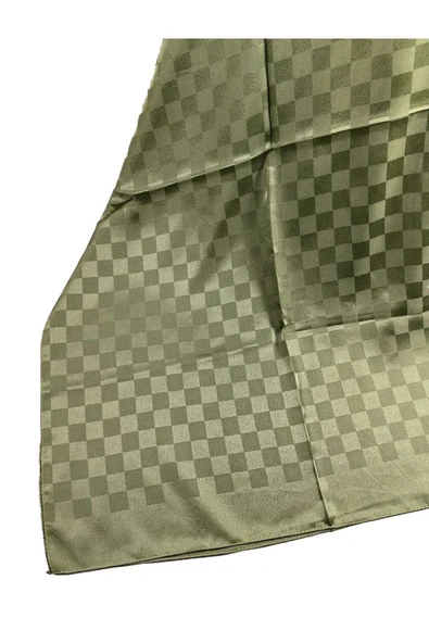 Emproyal Jan Jan Jakar Dama Desen Şal 75x190 cm - Yağ Yeşili - 3